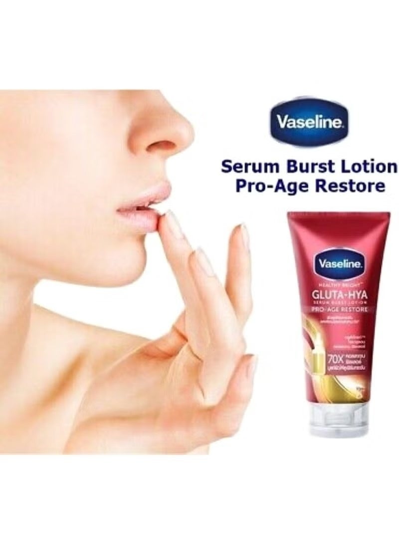 Vaseline Gluta-Hya Serum Burst Lotion Pro-Age Restore - Image 3