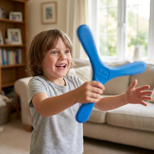 Hamleys Booma Boomerang – Returning Spinning Star Toy for Kids 5Y+ | Beginner-Friendly Outdoor Boomerang for Young Throwers | Soft, Safe & Assorted Colours - Image 5