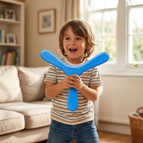 Hamleys Booma Boomerang – Returning Spinning Star Toy for Kids 5Y+ | Beginner-Friendly Outdoor Boomerang for Young Throwers | Soft, Safe & Assorted Colours - Image 3