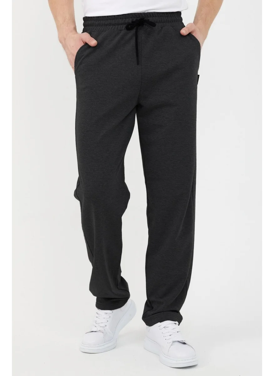 mmetalic Metalic Gray Men's Straight Leg Relaxed Cut Sweatpants