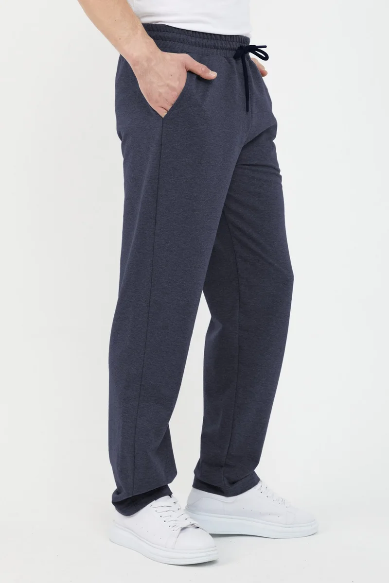 ميتاليك Metalic Indigo Men's Straight Leg Relaxed Cut Sweatpants