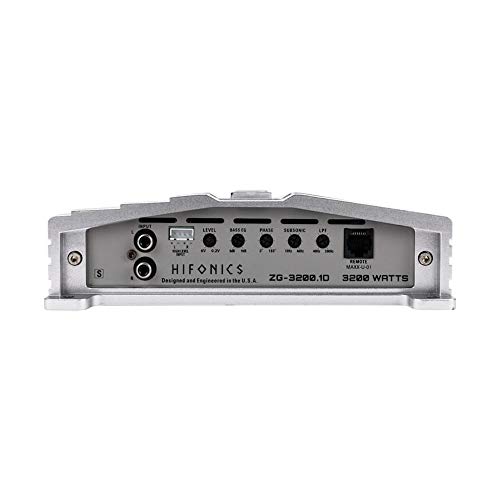 Hifonics ZG-3200.1D Zeus Gamma 3200 Watt Max Power Class D Monoblock Car Audio Amplifier - Image 3