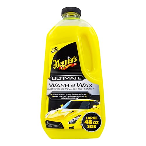 Meguiars ميغوارز ميغوارز G17748 غسيل شمع نهائي 48 أونصة أصفر