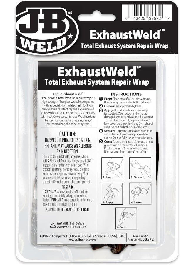 J-B WELD Exhaustweld 2" X 72" Repair Wrap - Image 2