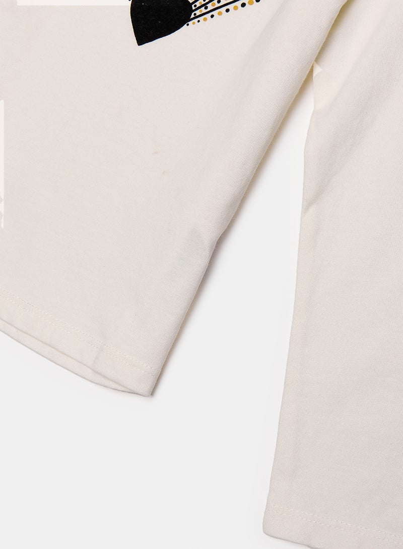 Okaidi White T-Shirt for Boys - Image 4
