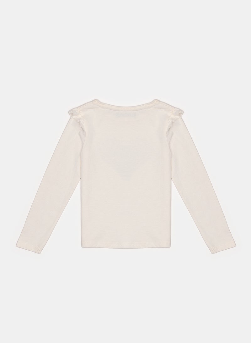 Okaidi White T-Shirt for Boys - Image 2