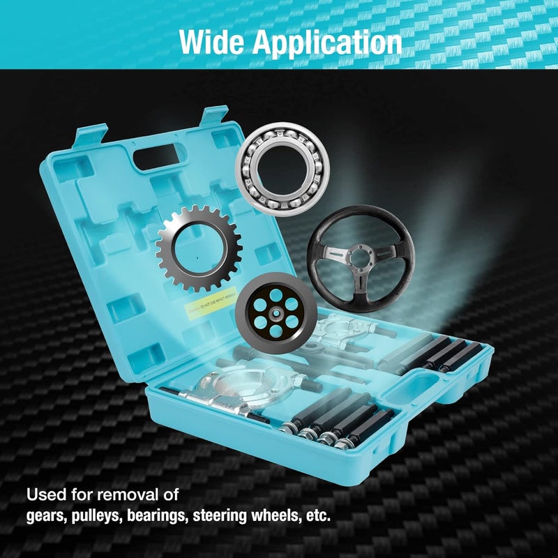 DURATECH 12 Pieces Bearing Separator Puller Set - Image 3
