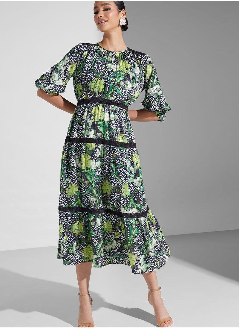 Hope & Ivy - Floral Printed Dress - Image 1