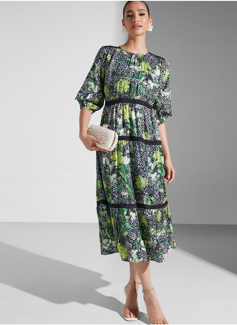 Hope & Ivy - Floral Printed Dress - Image 1