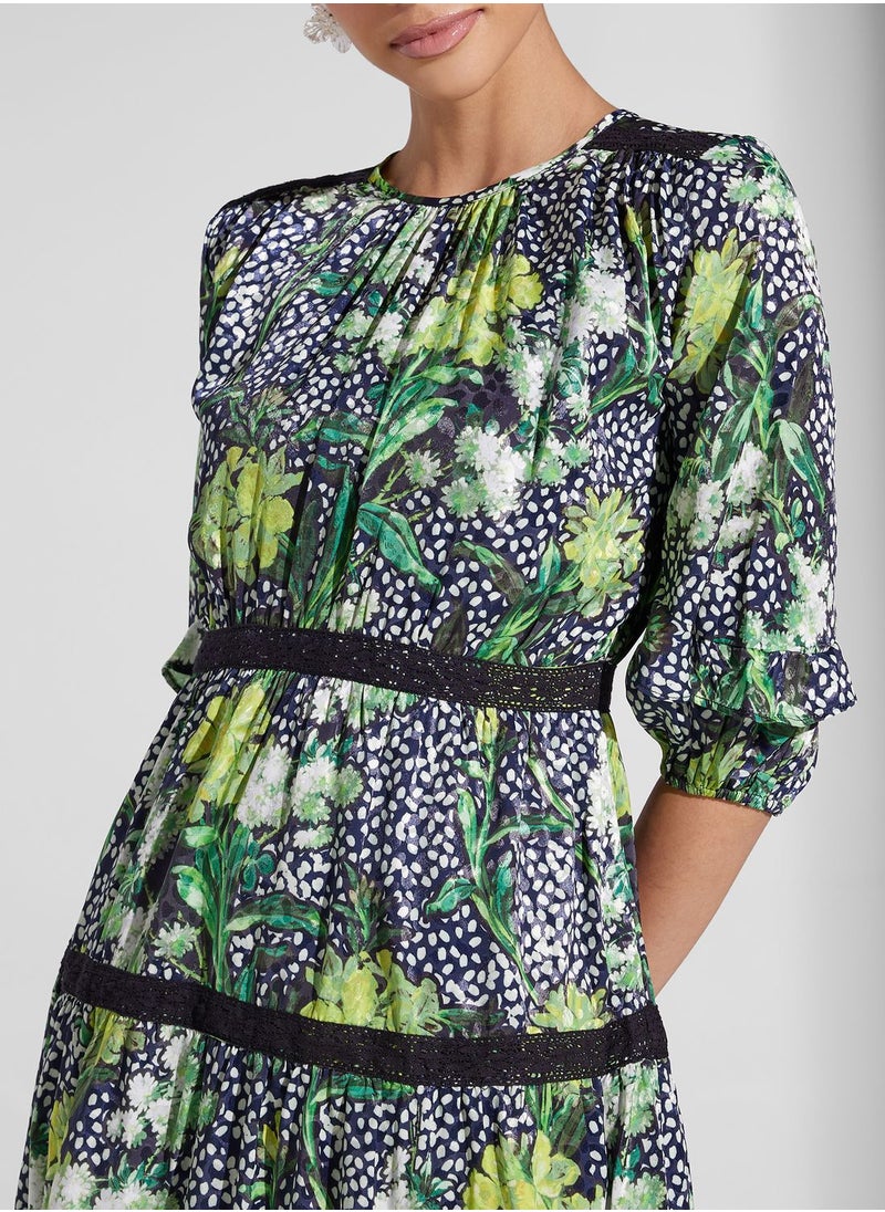 Hope & Ivy - Floral Printed Dress - Image 1