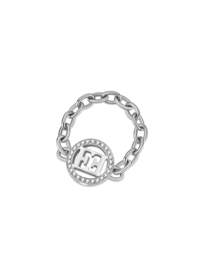 ESCADA Isabella 52mm Silver Chain Ring for Women
