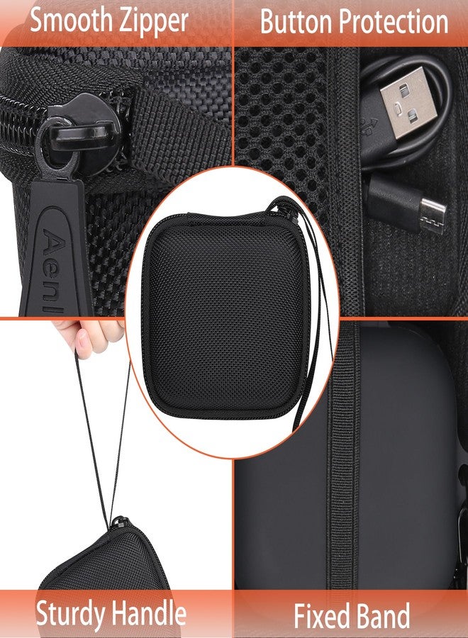Aenllosi Hard Earbud Case for SHOKZ/AfterShokz OpenFit Open-Ear True Wireless Bluetooth Headphones,with Full Body Anti-Scratch Silicon Cover for SHOKZ Open Fit Earbuds(Black,Case Only) - Image 2