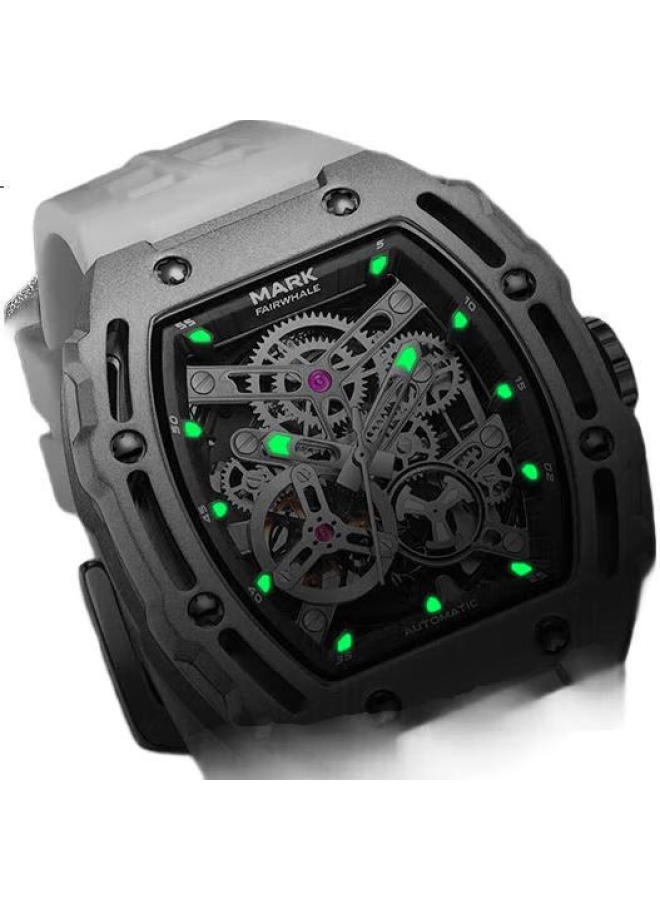 FAIRWHALE Men'S Hollow Automatic Mechanical Watch Swiss Quality National Tide Wristwatch Fw-6700-R2 - Image 3