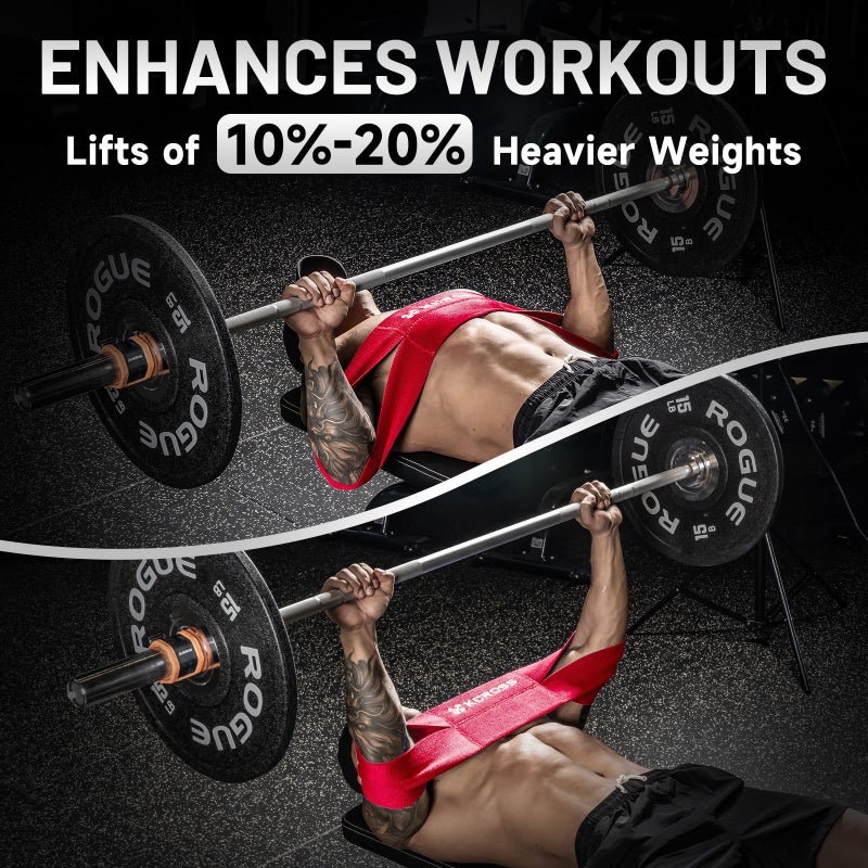 KCROSS Bench Press Band for Men and Women, Weight Lifting Bench Press Band, Push Up Exercise Bench - Image 5