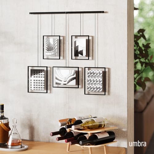 Umbra, Black Exhibit Multi Picture Frame Photo Display - Image 2