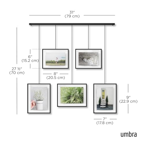 Umbra, Black Exhibit Multi Picture Frame Photo Display - Image 3