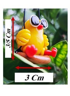 ILIA-ART Playful Swinging Yellow Bird Ornament  - Image 2