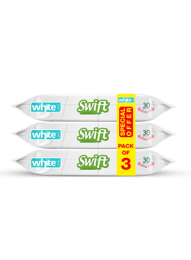 White مسحاة وايت سويفت + مناديل مبللة للأرضيات 30 سحب - Image 3