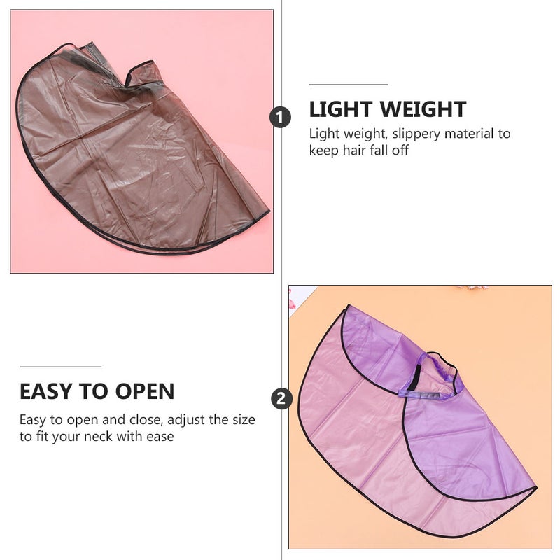 2pcs Barber Professional Hair Dye Cape Hot Oil Hairdressing Capes - Image 5