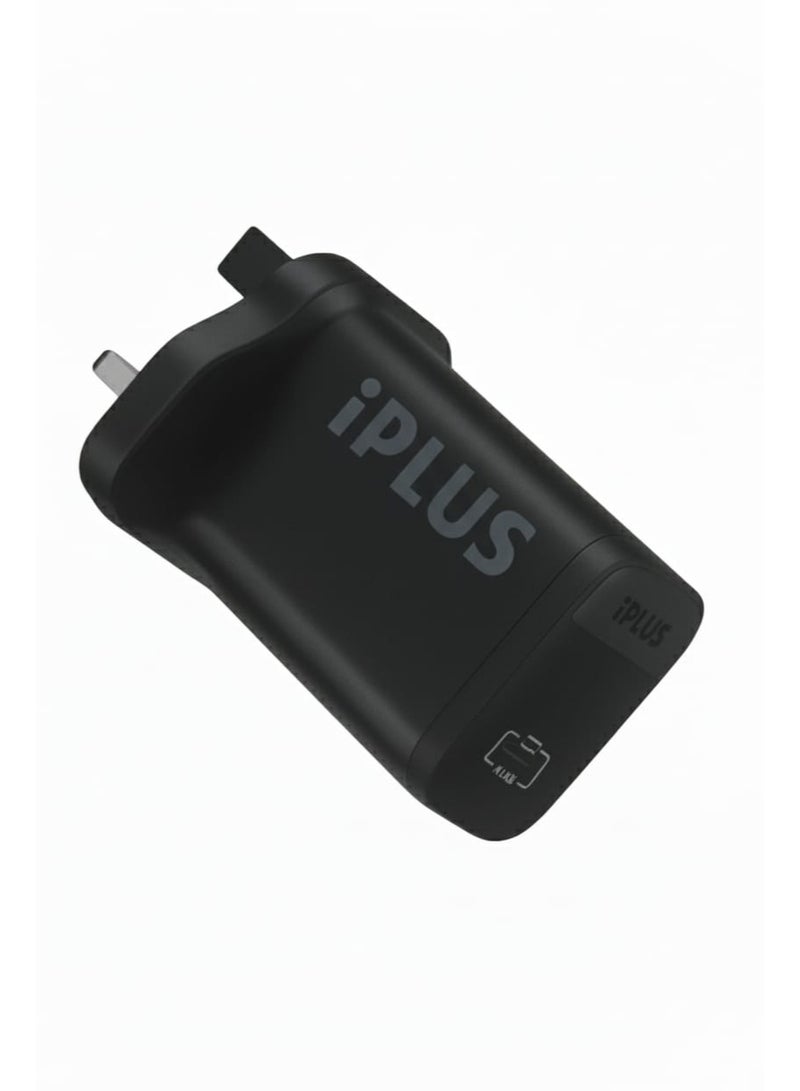 iPLUS PD 25W Fast Wall Charger with USB-C Port for Smartphones/Tablets