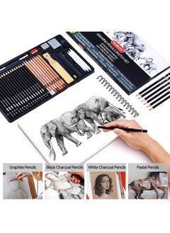 Drawing Sketching Pencil Set, 42 Pack Pro Art Pencil Kit With Graphite Pencils (14B-4H), Charcoal Pencil, Ideal For Shading, Blending, Drawing Set For Beginners & Pro Artists - pzsku/Z24E6CE9223880888742CZ/45/_/1734348255/923221e4-7a78-408c-bb05-337196d13ec8