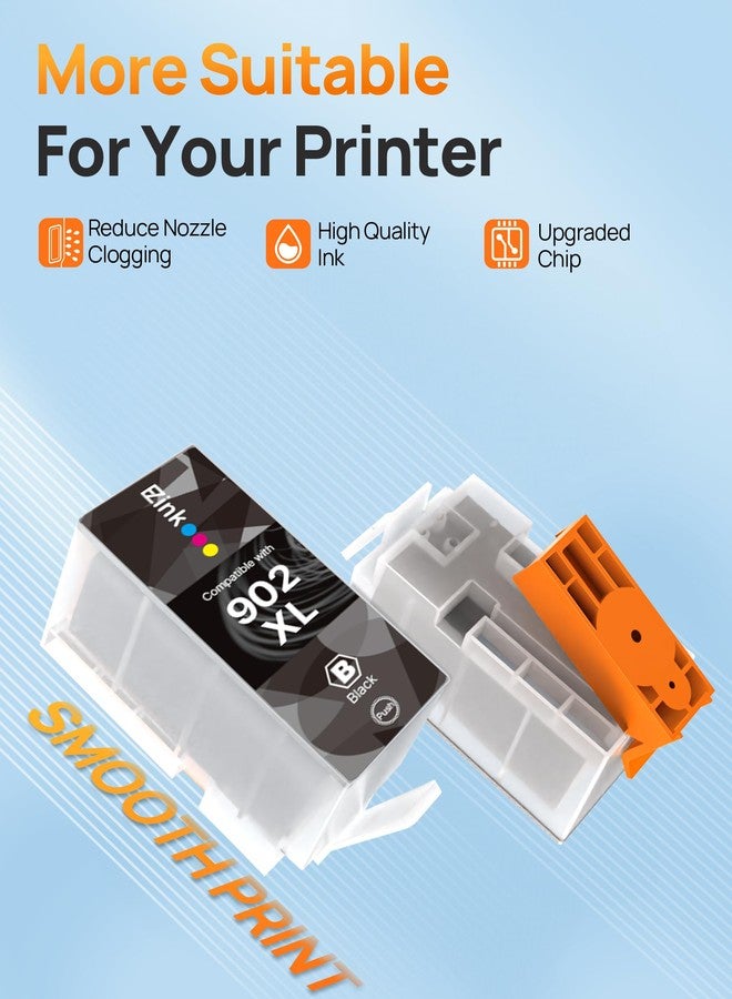 E-Z Ink Compatible 902XL Ink Cartridges for HP Printers Replacement for HP 902XL Ink Cartridges Combo Pack to use with Officejet Pro 6978 6968 6960 6975 Officejet 6951 6954 6956 6958 Printer(4 Pack) - Image 3