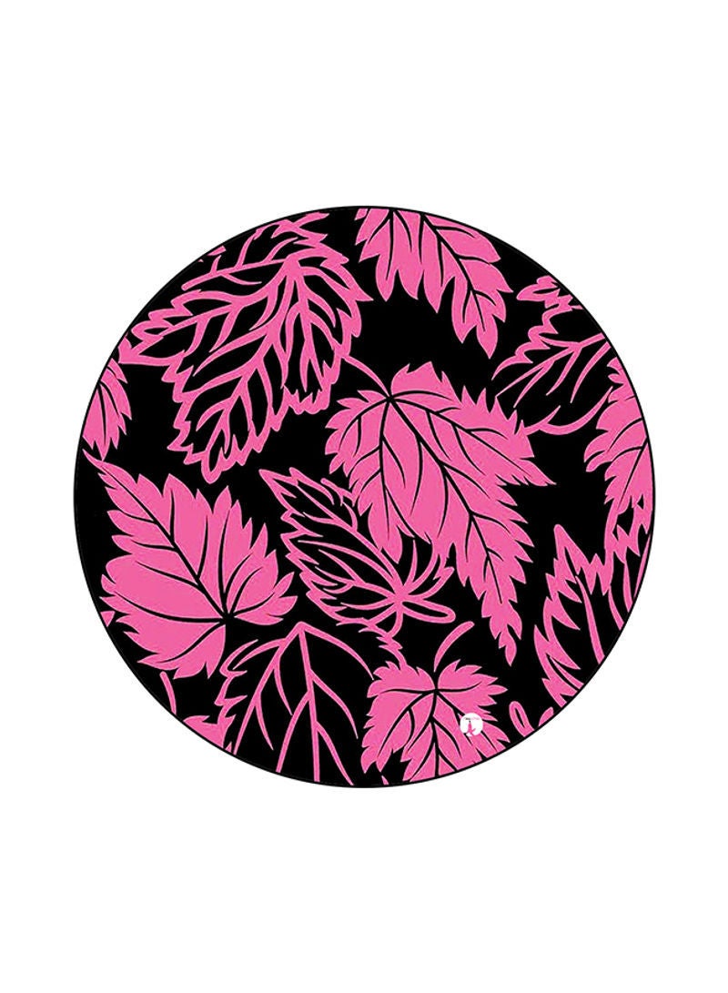 Printed Mouse Pad Pink/Black