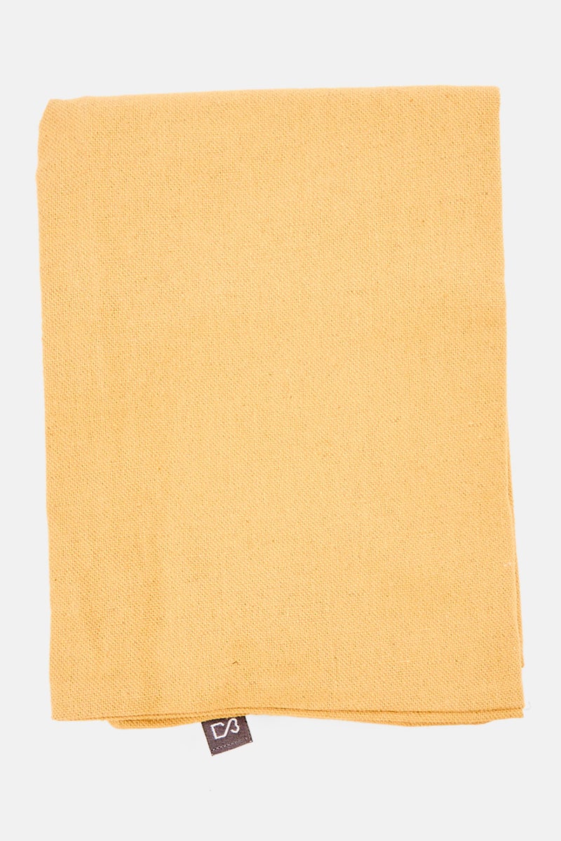 Muy Mucho Plain Cushion Pillow Cover 45 L x 45 W cm, Yellow - Image 1