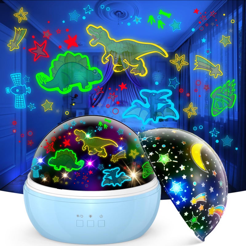 EUCOCO Dinosaur Toys for Boys, Dinosaur Night Light Kids Projector Baby Lights Projector Kids Toys for 1 2 3 4 5 6 Year Old Boys Birthday Gifts Sensory Lights for Autism Sensory Toy for Babies - Image 1