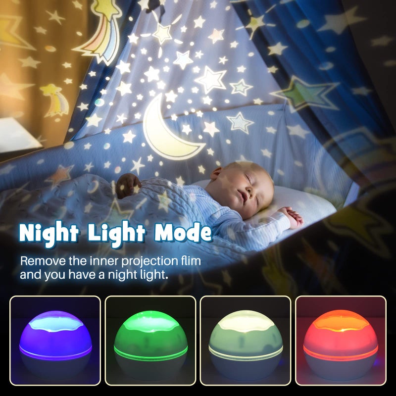 EUCOCO Dinosaur Toys for Boys, Dinosaur Night Light Kids Projector Baby Lights Projector Kids Toys for 1 2 3 4 5 6 Year Old Boys Birthday Gifts Sensory Lights for Autism Sensory Toy for Babies - Image 3