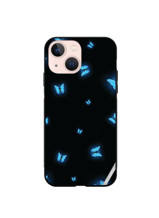 VR CREATIVE Protective Case Cover For Apple iPhone 14 Butterfly Design Multicolour - Image 1