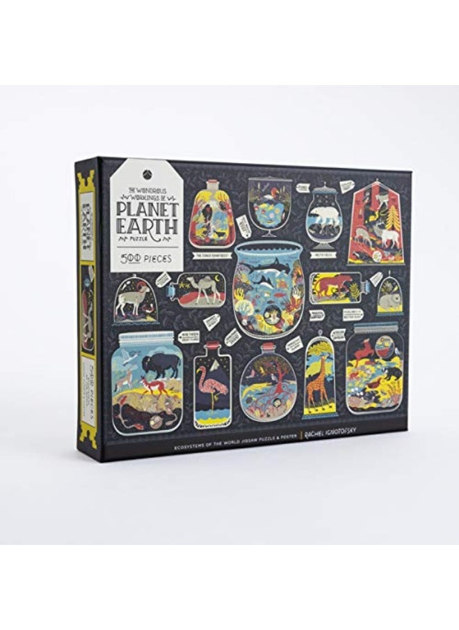Wondrous Workings of Planet Earth Puzzle: Ecosystems of the World 500-Piece Jigsaw Puzzle and Poster  - Image 2