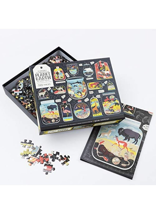 Wondrous Workings of Planet Earth Puzzle: Ecosystems of the World 500-Piece Jigsaw Puzzle and Poster  - Image 4