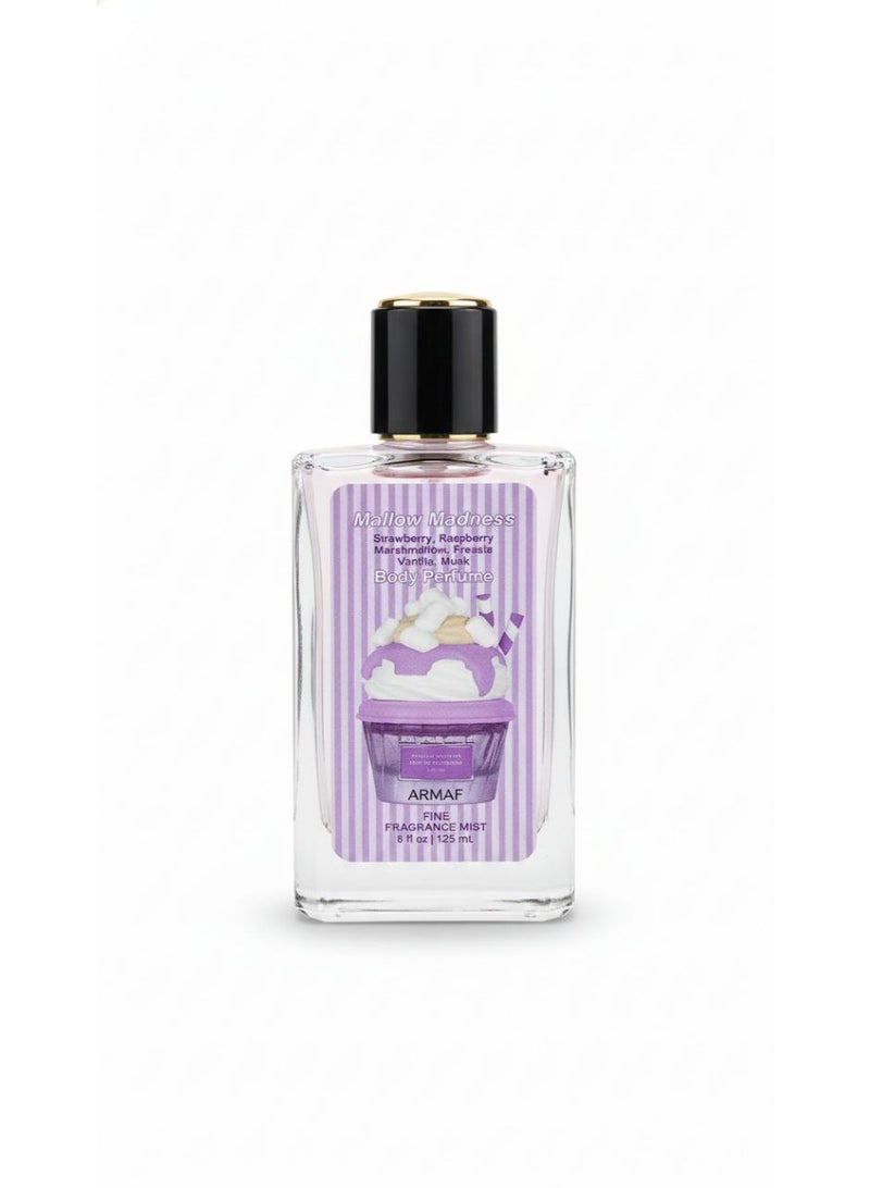 ARMAF Mallow Madness Fine Fragrance Mist – Marshmallow Bliss & Velvety Softness – 125ml - Image 1
