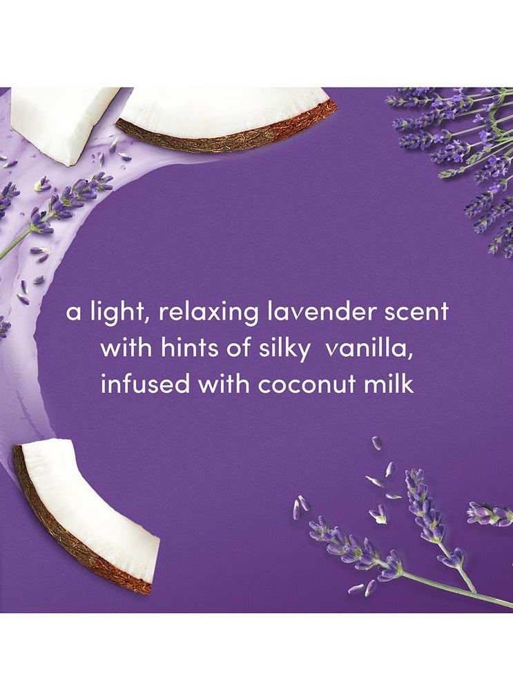 دوف مقشر الجسم دوف بخلاصة اللافندر وحليب جوز الهند - 298 غرام - Image 3