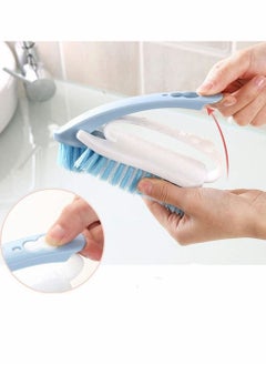 Y&D Scrub Brush, Washing Flexible, Heavy Duty, Hard Stiff Bristles, Durable 2-in-1  - Image 2