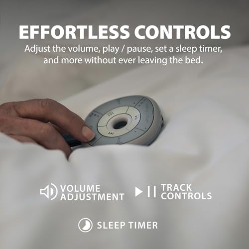 Avantree Slumber - Pillow Speaker for Sleeping, Private Audio with Built-in White Noise, Bluetooth & AUX Support, Volume Control, Sleep Timer, Charge Free for Home Use, Sleep Aids Headphones - Image 5