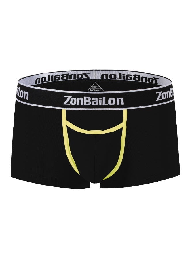 ZonBaiLon Men's Bamboo Fiber Boxer Briefs, Separated Pouch Design Soft Stretch Breathable Underwear, Sizes M-3XL - Image 1