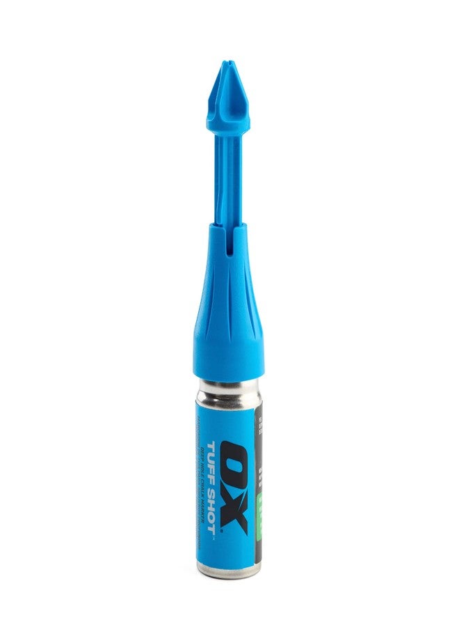 أكس أداة تحديد المدى العميق Tuff Shot من OX Tools، علامات ثقب الحفر، طلقة طباشيرية من طلقة غير دائمة من طباشير أخضر عالي الوضوح للثقب العميق، علامة طويلة المدى، 250 طلقة طباشيرية متقطعة - Image 1