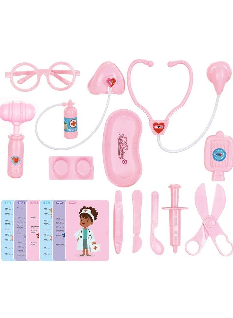 Children's Doctor Costume Set，Doctor Pretend Role Play Dress Up Kit With Accessories  - Image 2
