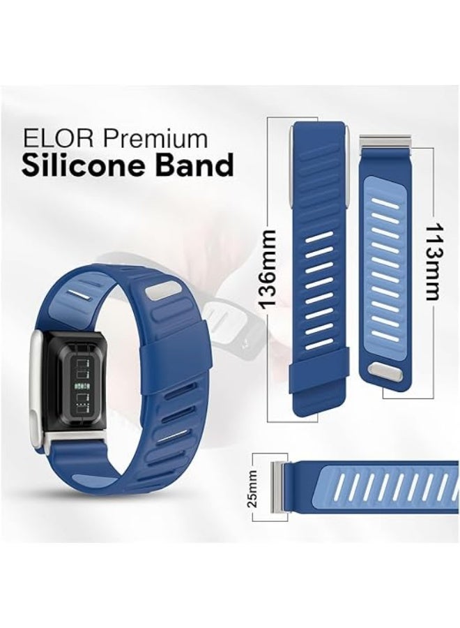 سوار رياضي من السيليكون متوافق مع أجهزة WHOOP 5.0 و Peak و One و Life MG - سوار بديل مرن وناعم ومقاوم للماء - Image 2