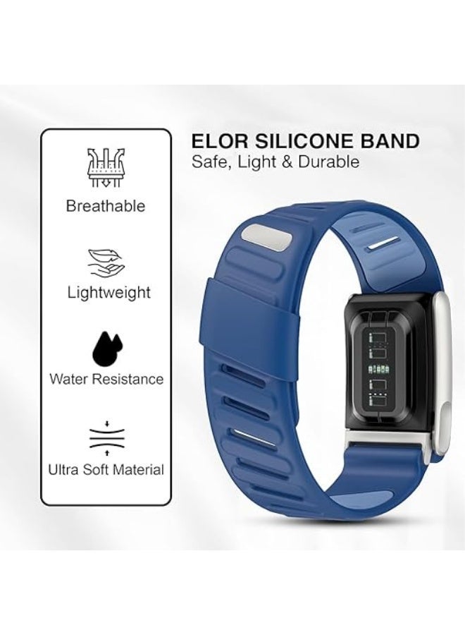 سوار رياضي من السيليكون متوافق مع أجهزة WHOOP 5.0 و Peak و One و Life MG - سوار بديل مرن وناعم ومقاوم للماء - Image 3