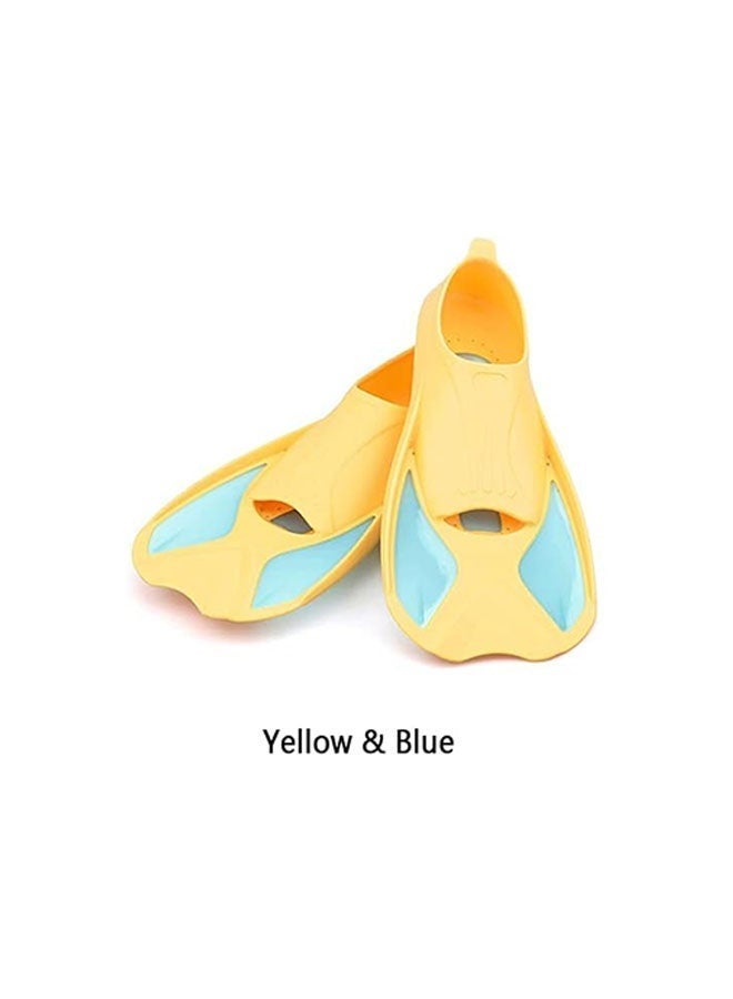 Ailily SIZE:4XS)Swim Fins Kids, Youth Flippers for Swimming,Training and Snorkeling Beginners, YouthShort Swim Fins, Size Suitable for Children, Girls, Boys (yellow) - Image 4
