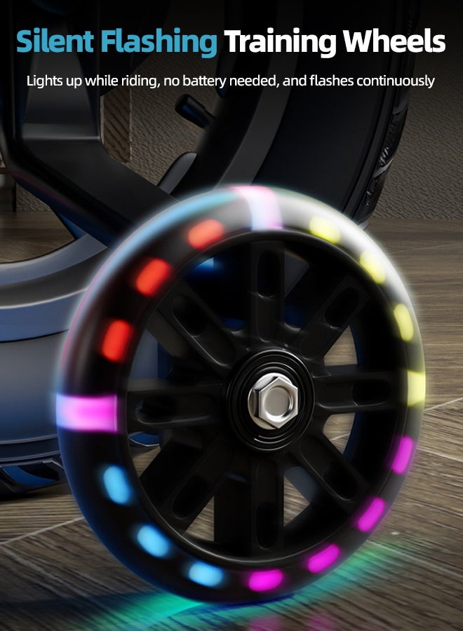 Sandinrayli 12 Inch Bicycle for Kids, with Flashing Training Wheels and Basket, High Carbon Steel Frame, Kids Bike for 4-8 Years Boys and Girls - Image 5