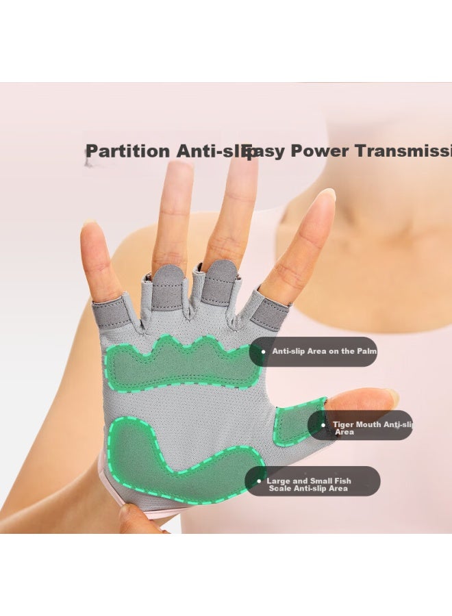 Keep Keep Skin-friendly Breathable Fitness Gloves Anti-slip Pull-up Bar Dumbbell Exercise Equipment Cycling Black L - Image 3