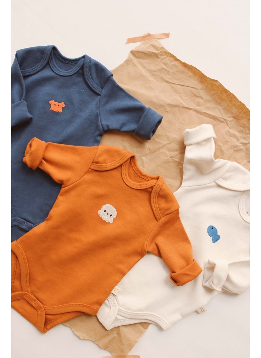 3-Piece Embroidered Snap-On Long Sleeve Bodysuit Set Model 4 - pzsku/Z24E78CDBAE573C08C9D8Z/45/_/1728060663/7f935b2c-259a-45da-8faa-eb76d5e860dd