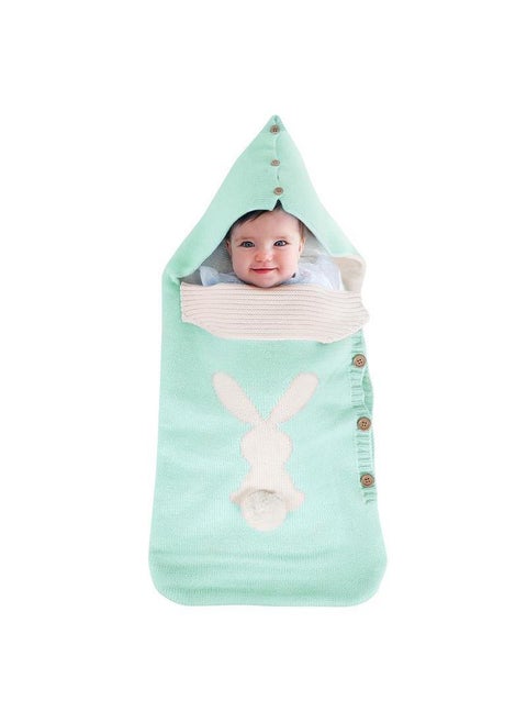 Comfortable Unisex Soft Warm Button Knit Sleeping Sack Baby Bag Use For Stroller Cot