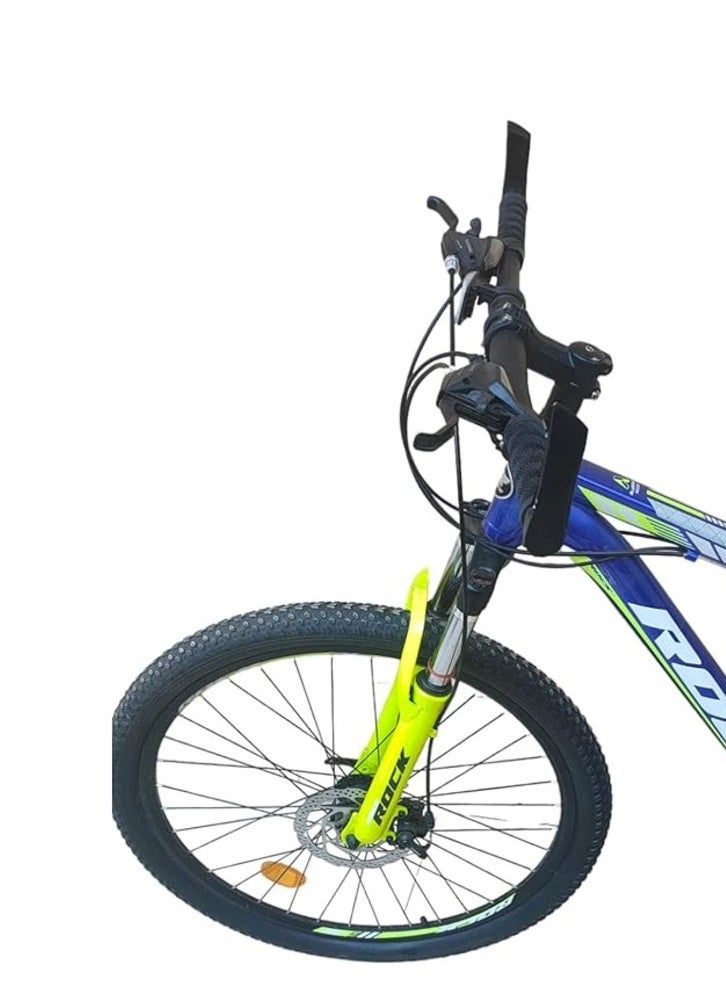 Generic Rock 26 Bike - Sturdy Frame, Stylish Blue Color, 21-Speed Gears, 26-Inch Wheels, V-Brake System, Modern and Comfortable Design, Adjustable Seat & Handlebars  - Image 4