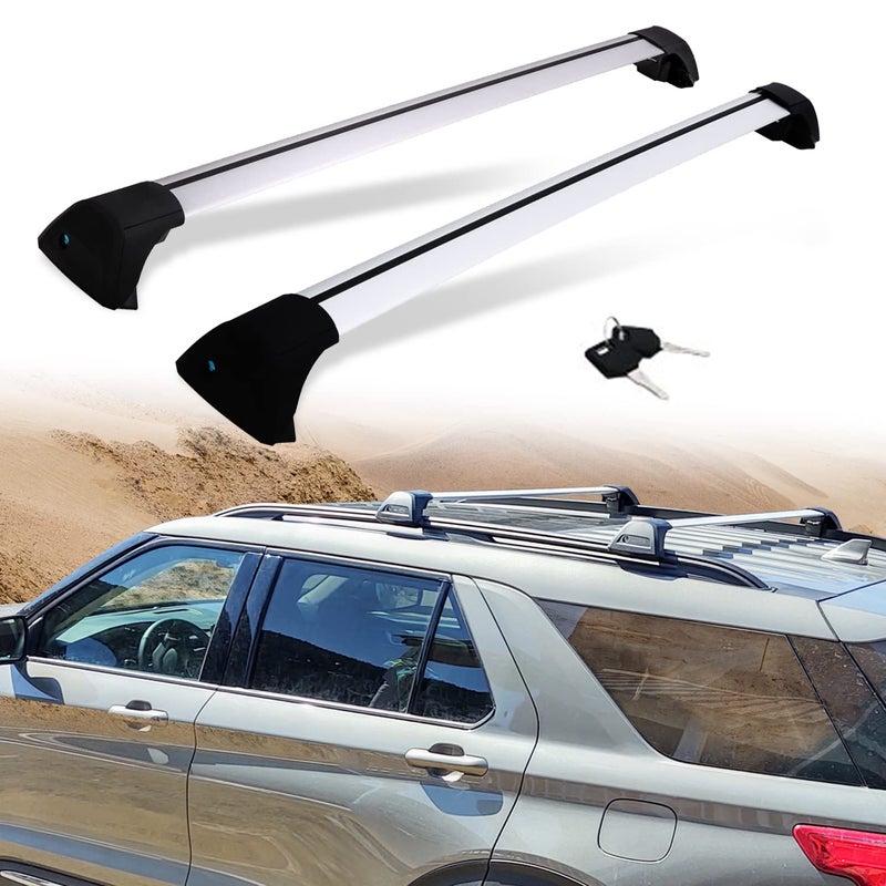 Snailfly Crossbars Customized Fit for 20202025 Ford Explorer Adjustable Cross Bars Roof Racks with Lock