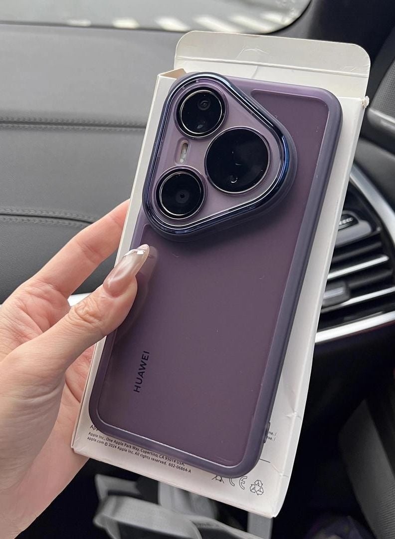 متوافق مع الغطاء الخلفي لهاتف Huawei Pura 80 Ultra، مادة TPU ناعمة، شفاف، مع فيلم حماية العدسة المدمج، حافظة P80 - Image 4